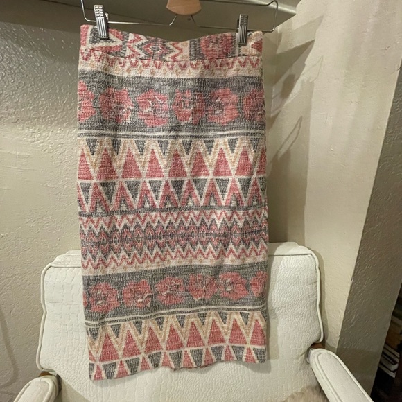 Urban Outfitters Free People Aztec Skirt - Picture 3 of 4
